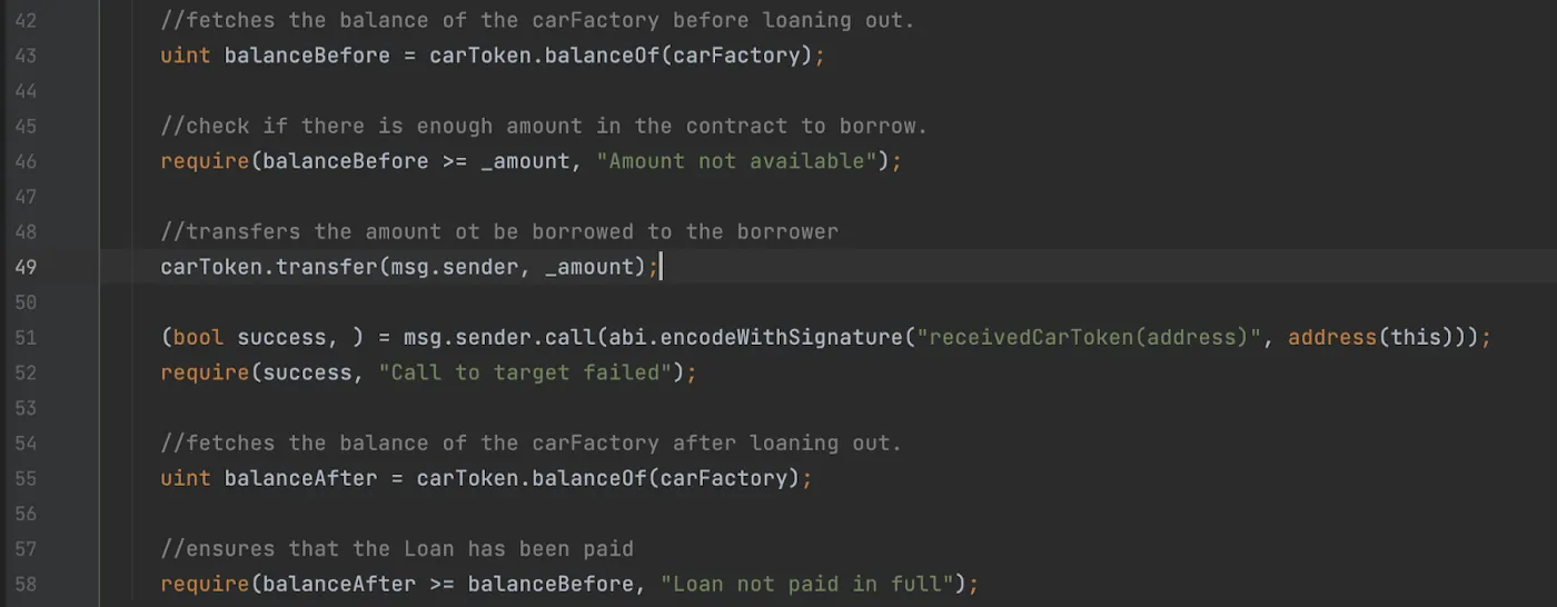 Extract of CarFactory.sol